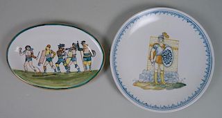 2 Susan Snyder pottery platters