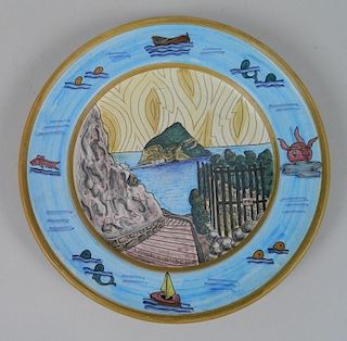 Italian pottery charger