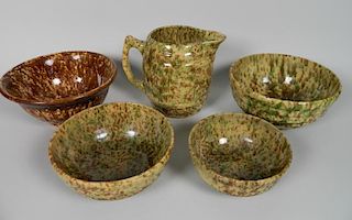 Spongeware pottery