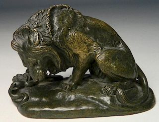 Antoine-Louis Bayre bronze sculpture