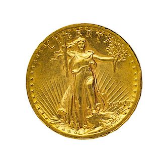 U.S. 1907 $20.00 HIGH RELIEF GOLD COIN
