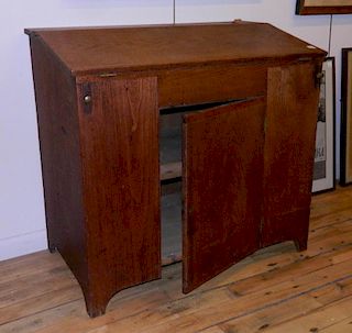 Antique American Combination Commode and Desk