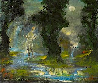 * Darrel Austin, (American, 1907-1994), Nymph by Moonlight, 1973