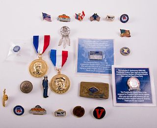 Political and Souvenir Pins Collection