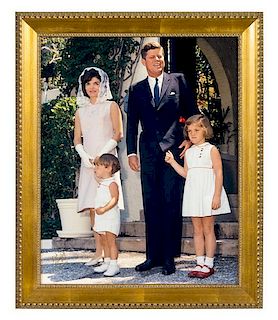Bob Davidoff, (American, 1926-2004), Kennedy Family Portrait on Easter Sunday, Palm Beach, 1963