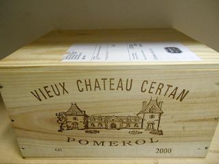 Vieux Chateau Certan, Pomerol 2000, six bottle owc (ex. The Wine Society) <br>