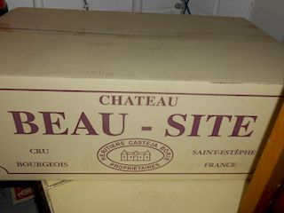Château Beau Site, St Estephe 2009, twelve bottles in original carton. Removed from a College cellar
