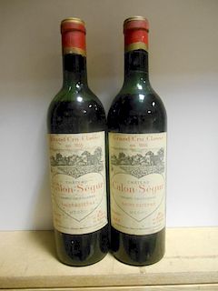 Chateau Calon Segur, St Estephe 3eme Cru 1964, two bottles, (levels: mid shoulder and above mid shou