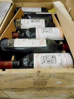 Chateau Ferrand, St Emilion Grand Cru 1983, nine bottles; and three bottles of the 1990 vintage (sta