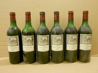 Chateau Giscours, Margaux 3eme Cru 1966, twelve bottles, Berry Brothers labels, levels vary. Removed