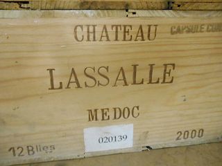Chateau Lasalle, Medoc 2000, twelve bottles in owc <br>