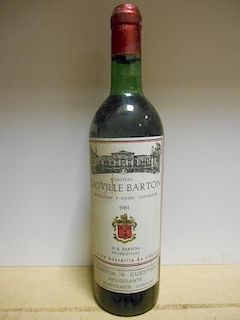 Château Leoville Barton, St Julien 2eme Cru 1961, one bottle (chateau bottled, level very top should