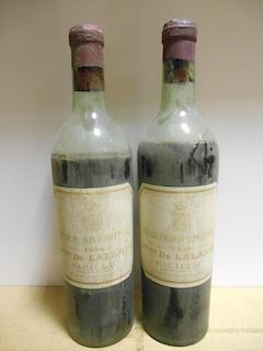 Château Pichon Longueville Lalande, Pauillac 2eme Cru 1938, two bottles, (levels: low shoulder and a