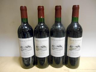 Chateau Tertre Roteboeuf, St Emilion Grand Cru 1995, four bottles (levels base of neck or better; sl