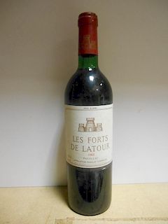 Removed from a College cellar. Les Forts de Latour, Pauillac 1983, one bottle <br>