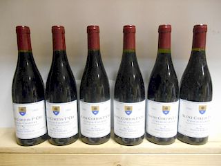 Aloxe Corton 1er Cru 2002, Clos du Chapitre, Dom. Follin-Arbelet, six bottles; Riesling Kabinett, J.