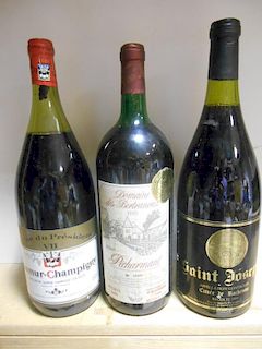 Ten mixed wines: Chassagne Montrachet Premier Cru 2008, Domaine Fontaine Gagnard la Maltroie, one bo