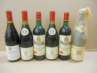 Twelve mixed wines. Chateau La Croix de Gay, Pomerol 1978, two bottles (levels base of neck); Chatea