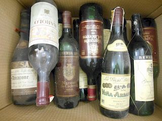 Riojas. Berberana Gran Reserva 1978, five bottles (levels top shoulder or better); Marques de Cacere