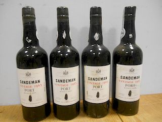 Sandeman's Vintage Port 1963, twelve bottles in owc, some with signs of seepage, two with substantia