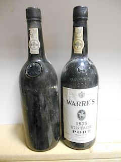 Three Vintage Ports: Grahams 1975, Warres 1975, Offley Boa Vista 1983, together with a Cockburn's Cr