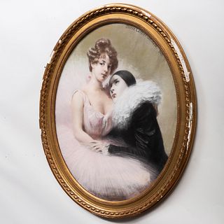 Pierre Carrier-Belleuse (1851-1933): Pierrot and Ballerina
