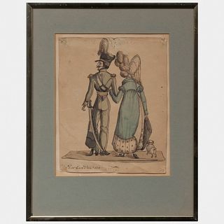 Thomas Rowlandson (1756-1827): A Handsome Couple