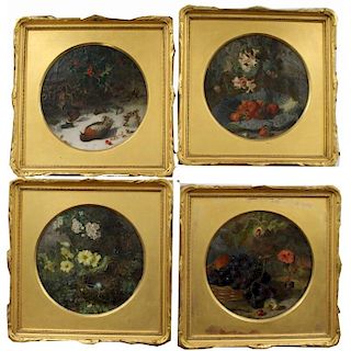 Eloise Stannard  (c.1828 - 1915) Four Seasons