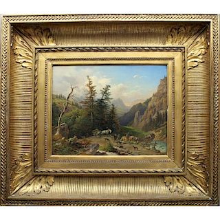 Franz Reinhold (1816-1893)  Austrian Oil/Canvas