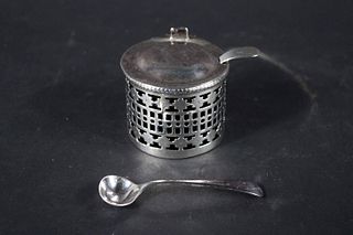 Victorian Sterling Silver Mustard Pot