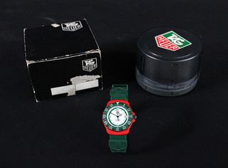 TAG Heuer Formula 1 White & Green Quartz Watch