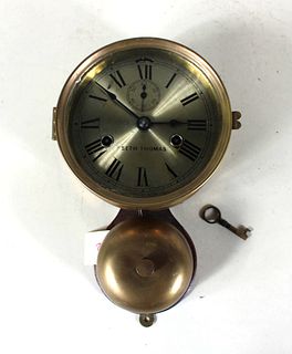 Seth Thomas Ship's Clock with Bell