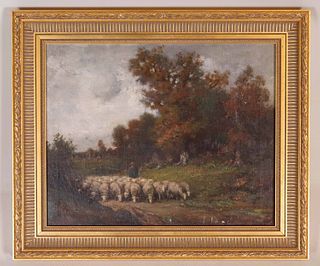 A. Grifelds, 'A Shepherd and His Flock'