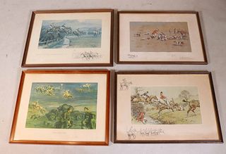Four Charles Johnson Payne Equestrian Prints