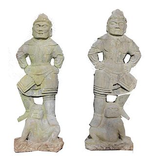 Ming Dynasty Temple Guardian Figures
