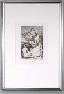 Francisco Goya, 'Sopla'