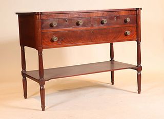 Federal Style Mahogany Dressing Table