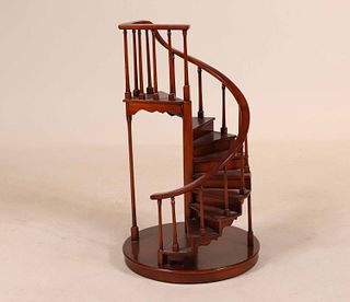 Mahogany Spiral Staircase Maquette