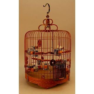 Vintage Chinese Bird Cage