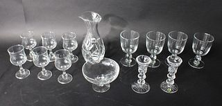Pair of Boxed Waterford Crystal Candlesticks