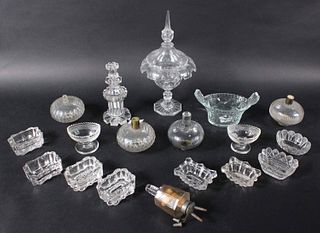 Group of 19th C. Cut and Pressed Glassware