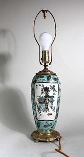 Japanese Style Floral Decorated Vase