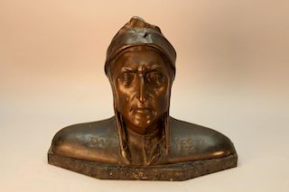 19th Century Bronze 'Dante'