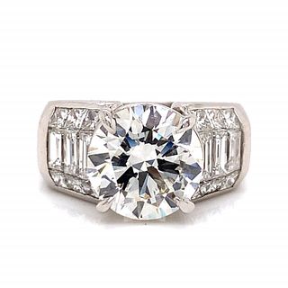 6.10 Ct. GIA Certified Diamond Engagement Ring