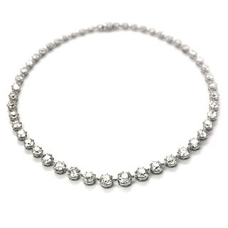 46.30 Ct European Cut Diamond Necklace
