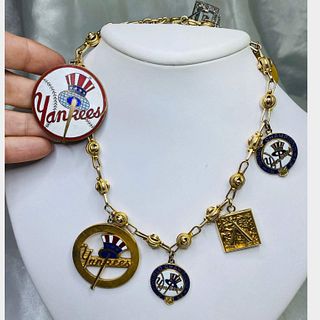 Yankees Collector’s Item Charm Necklace