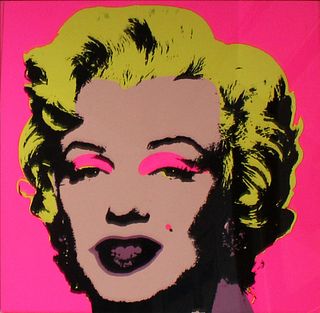 Andy Warhol After - Marilyn (Orange/Pink)