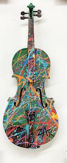 E.M Zax - Hand Painted Violin
