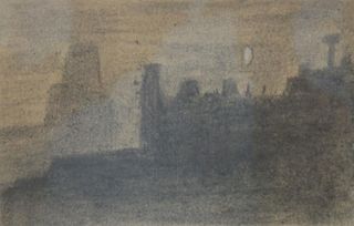19th C. Parisian Scene (School of Seurat)