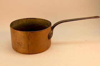 Antique Bronze Pot with Handle